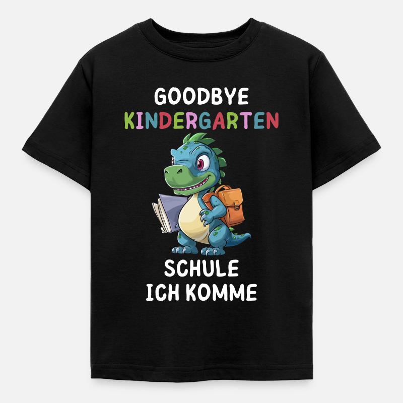 Goodbye Kindergarten Junge - Kinder T-Shirt - Schwarz