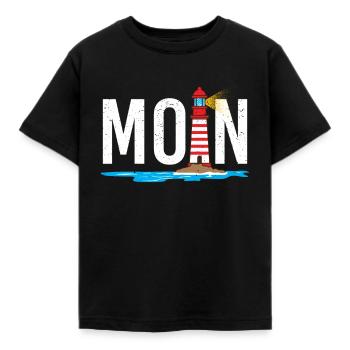 Plattdeutsches Wort Strand Ostsee Spruch Nordsee - Kinder T-Shirt - Schwarz - Vorne - AI Model Kid Female (0cm)