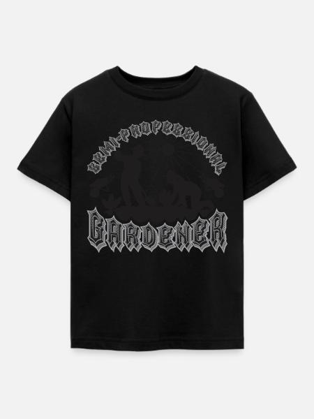 Semi-professioneller Gärtner - Kinder T-Shirt - Schwarz