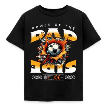 LE POUVOIR DU CÔTÉ PAPA - T-shirt Enfant - noir - Devant - AI Model Kid Female (0cm)