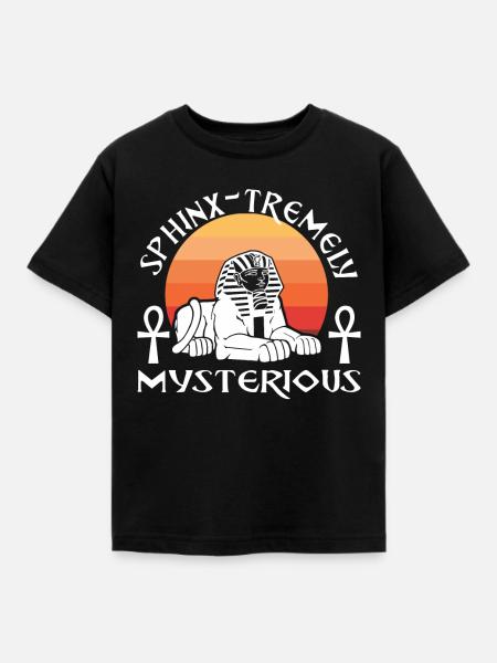 Sphinx-unendlich mysteriös - Kinder T-Shirt - Schwarz