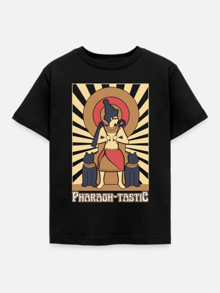 Pharaonen-tastisch - Kinder T-Shirt - Schwarz