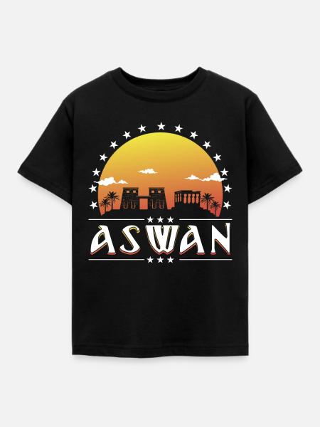 Aswan - Kinder T-Shirt - Schwarz