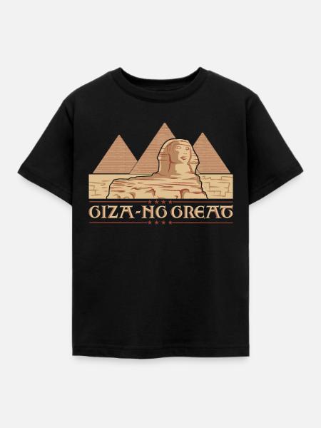 Giza-ng great - Kinder T-Shirt - Schwarz
