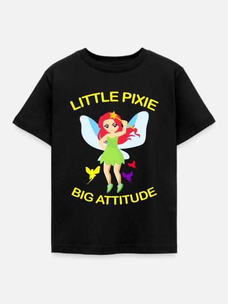 Fee - Kinder T-Shirt - Schwarz