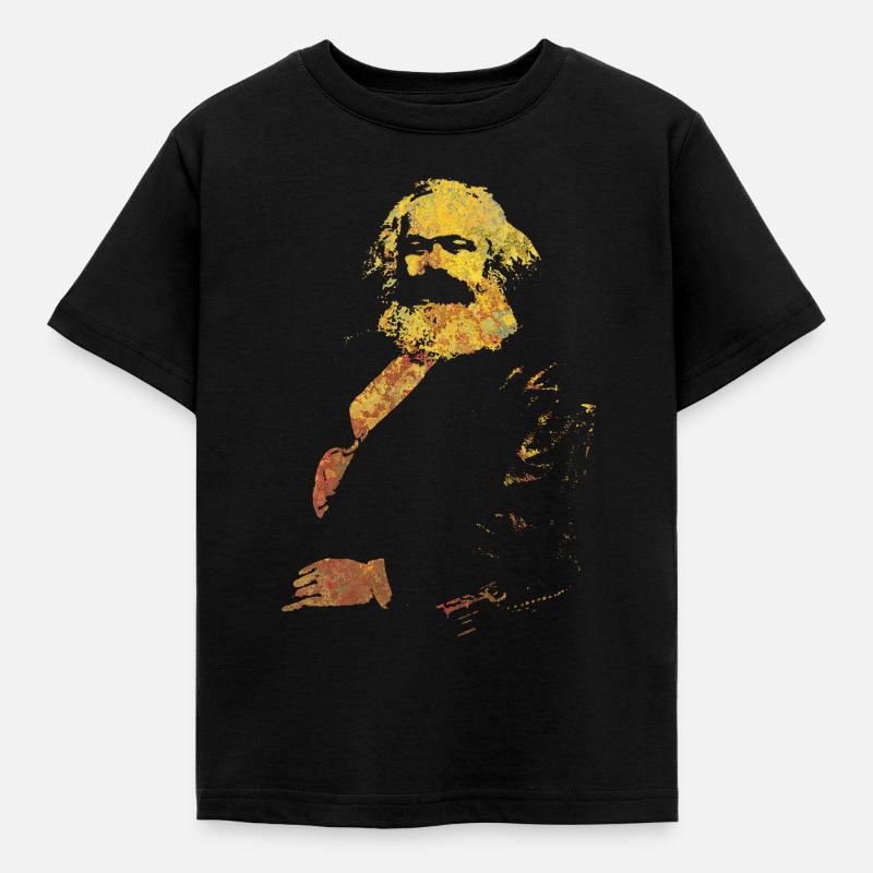 Karl Marx - Kinder T-Shirt - Schwarz