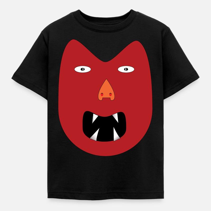 Monster Vampir - Kinder T-Shirt - Schwarz