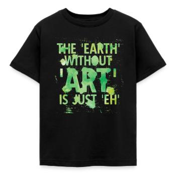 Maler Zeichner für Künstler - Kinder T-Shirt - Schwarz - Vorne - AI Model Kid Female (0cm)