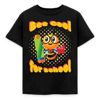 Kindergarten Enrollment 1st day of school Back to school - Kids' T-Shirt - black - Front - AI Model Kid Female (0cm)