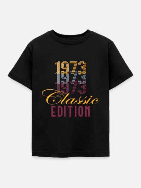 1973 Classic Edition - Kinder T-Shirt - Schwarz