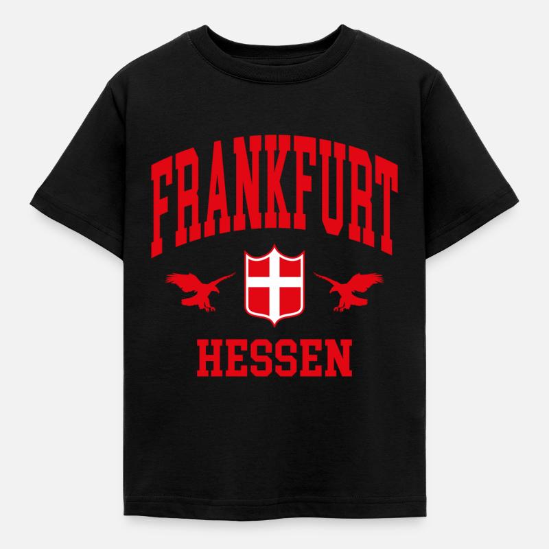 Frankfurt - Kinder T-Shirt - Schwarz