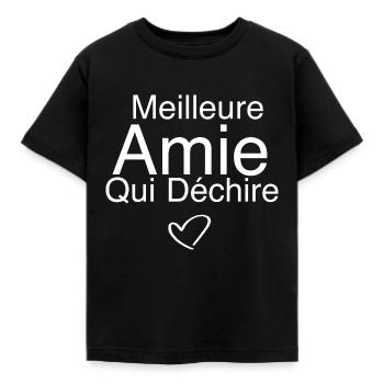 Meilleure Amie qui déchire - T-shirt Enfant - noir - Devant - AI Model Kid Female (0cm)