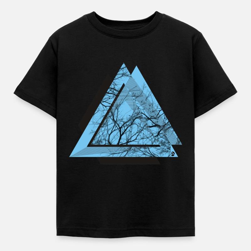 AD Triangle Black - Kids' T-Shirt - black
