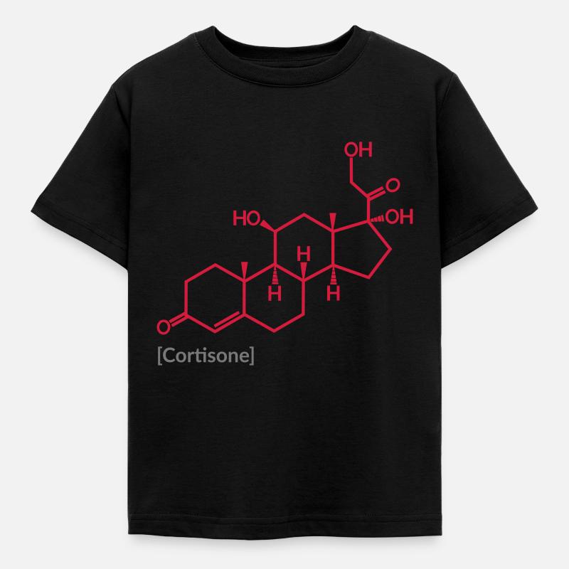Cortison - Kinder T-Shirt - Schwarz