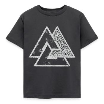 Symboles vikings - T-shirt Enfant - charbon - Devant - AI Model Kid Female (0cm)