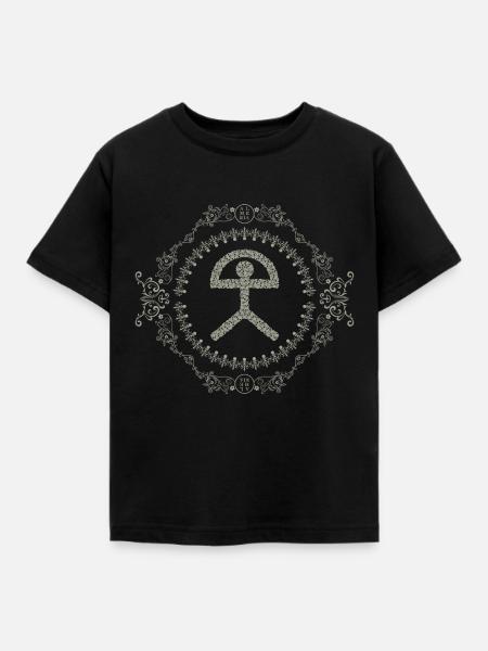 Indalo Craneos - Kinder T-Shirt - Schwarz