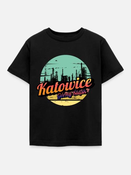 Katowice Upper Silesia - Kids' T-Shirt - black