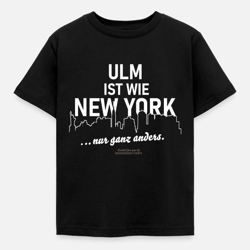 Ulm - Kinder T-Shirt - Schwarz