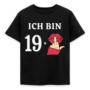 20 Jahre Geburtstag Sprüche Frauen Geschenk Idee - Kinder T-Shirt - Schwarz - Vorne - AI Model Kid Female (0cm)