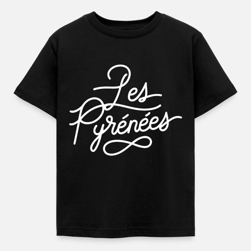 Les Pyrénées - T-shirt Enfant - noir