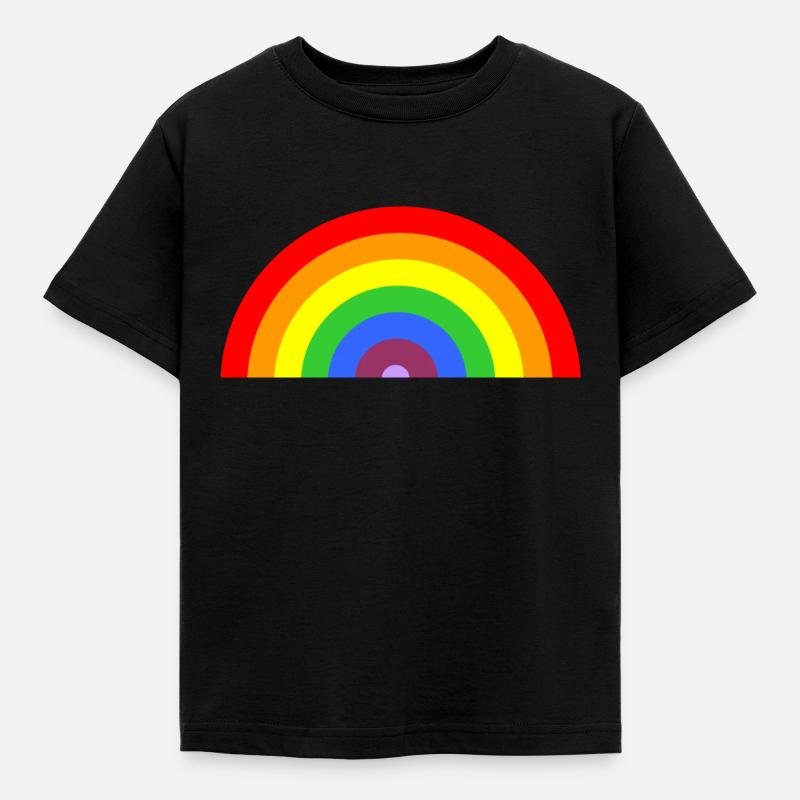 rainbow - T-shirt Enfant - noir
