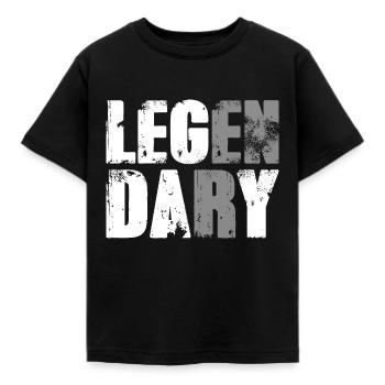 Légendaire - T-shirt Enfant - noir - Devant - AI Model Kid Female (0cm)