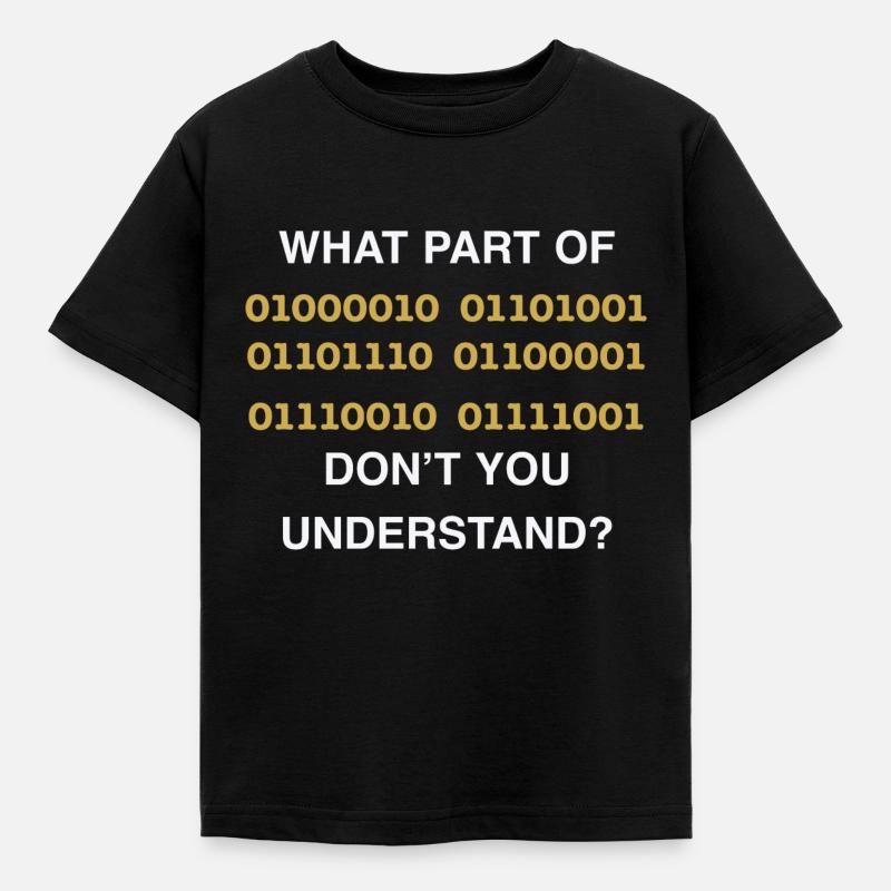 Software engineer code - Kinder T-Shirt - Schwarz