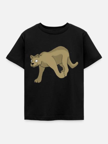 Wildtiere - Kinder T-Shirt - Schwarz