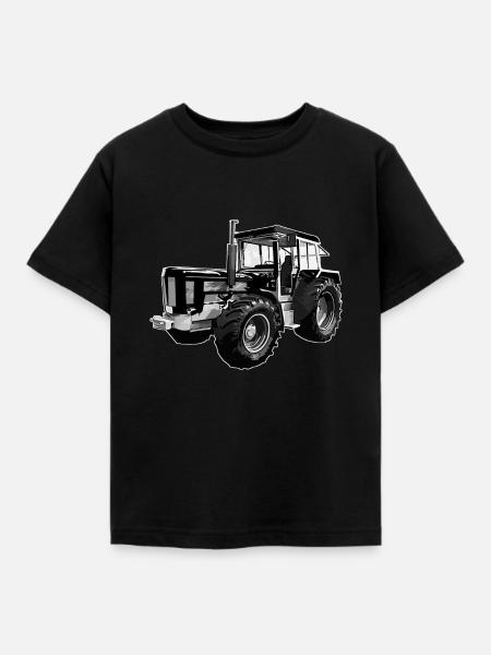 Schlüter Traktor - Kinder T-Shirt - Schwarz