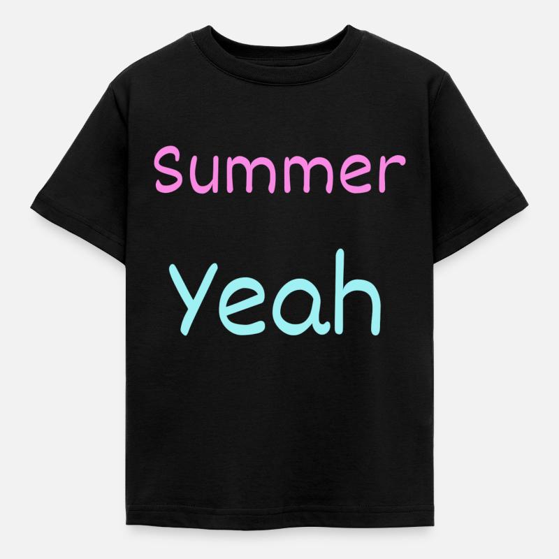 Sommer - Kinder T-Shirt - Schwarz
