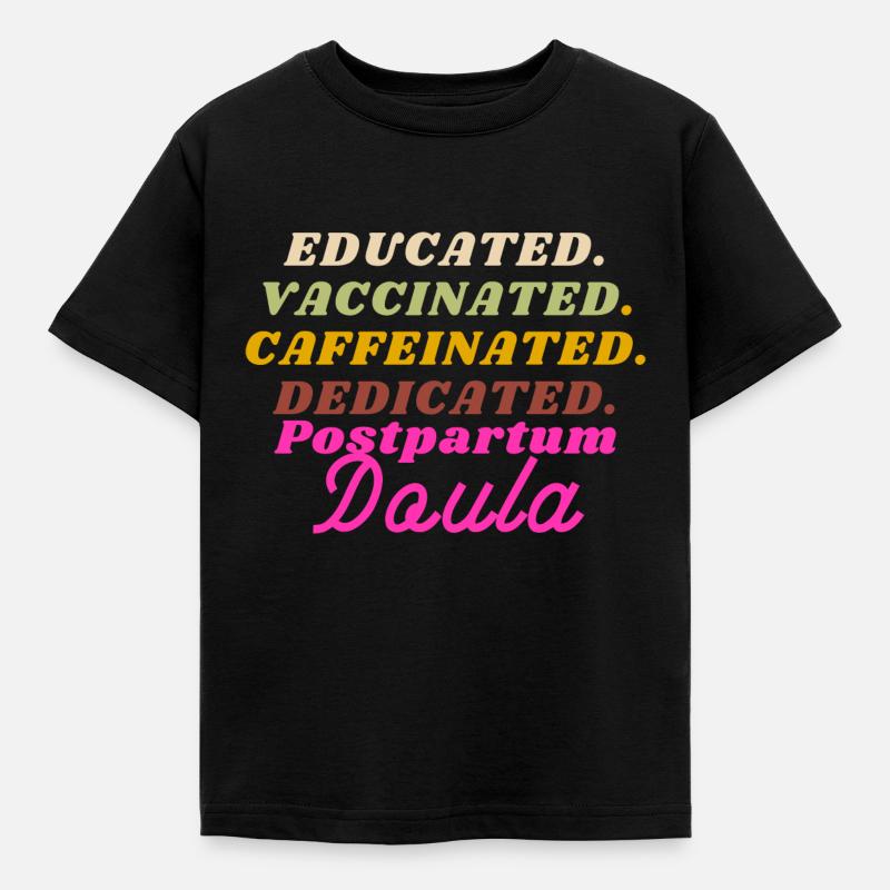 Labor Coach Birthing Coach Postpartum Doula Regalo - Maglietta per bambini - nero