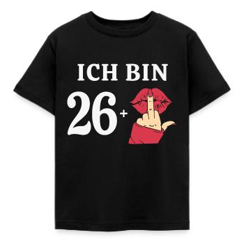 27 Jahre Geburtstag Sprüche Frauen Geschenk Idee - Kinder T-Shirt - Schwarz - Vorne - AI Model Kid Female (0cm)