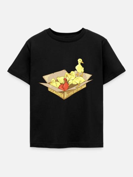 Böses Entlein - Kinder T-Shirt - Schwarz