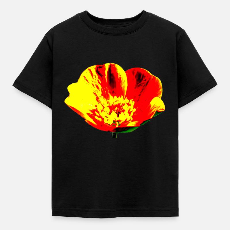 Fleur, A731178 1 - T-shirt Enfant - noir