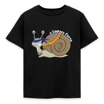 Escargot Corse - T-shirt Enfant - noir - Devant - AI Model Kid Female (0cm)