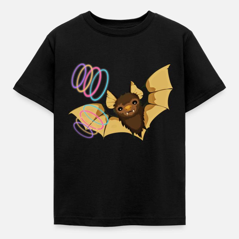 Fledermaus - Kinder T-Shirt - Schwarz