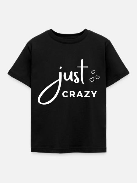 JGA Bachelorette Party Team Bride just crazy - Kids' T-Shirt - black