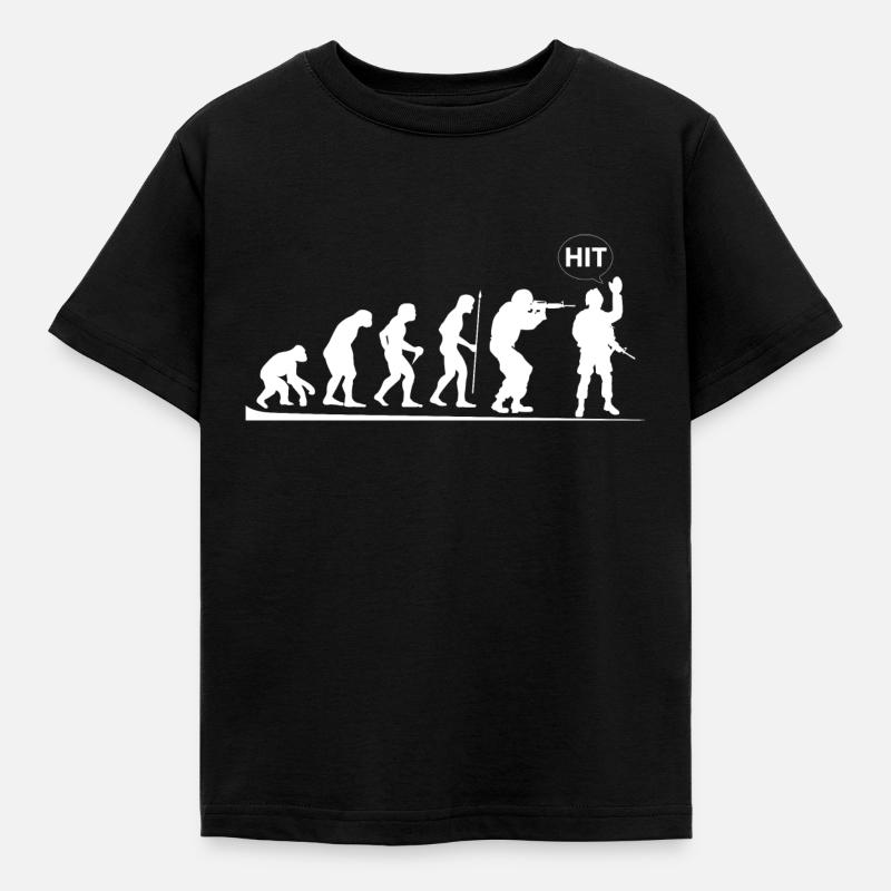 L’homme et son évolution HIT - T-shirt Enfant - noir
