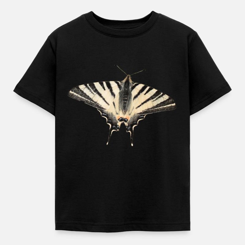 Segelfalter - Kinder T-Shirt - Schwarz