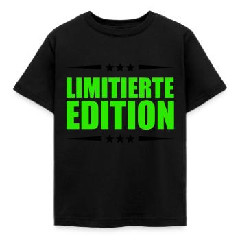 limited edition - Kids' T-Shirt - black - Front - AI Model Kid Female (0cm)
