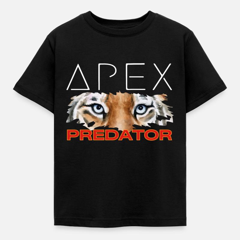 Apex Predator - Tiger Face Tee - Kids' T-Shirt - black