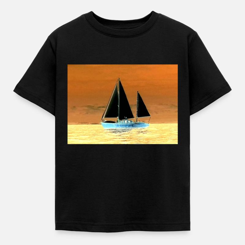 Ho-Boot - Kinder T-Shirt - Schwarz