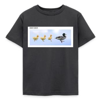 Charlatan de canard - T-shirt Enfant - charbon - Devant - AI Model Kid Female (0cm)
