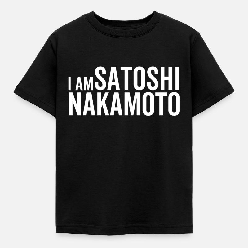 Je suis Satoshi Nakamoto - T-shirt Enfant - noir