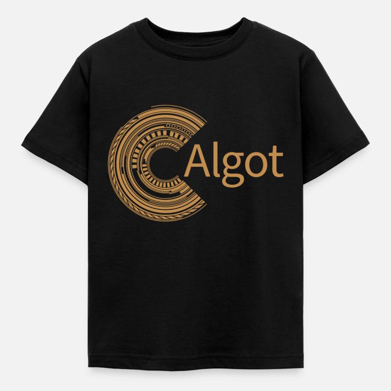 Für Algot - Kinder T-Shirt - Schwarz
