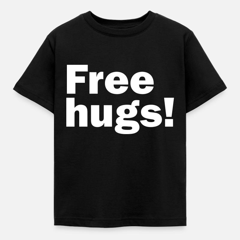 Câlins gratuits - T-shirt Enfant - noir
