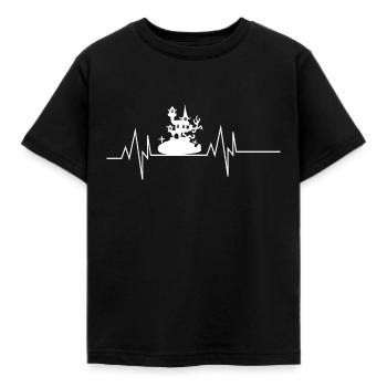 Maison hantée Heartbeat - T-shirt Enfant - noir - Devant - AI Model Kid Female (0cm)