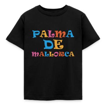 Palma de Majorque - Îles Baléares - Espagne - Espagne - T-shirt Enfant - noir - Devant - AI Model Kid Female (0cm)