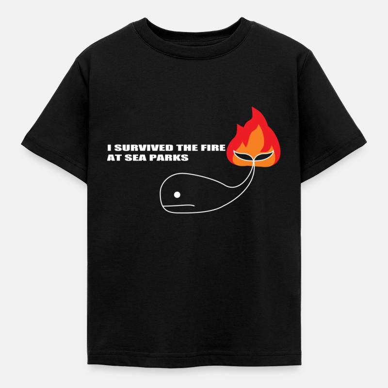 parcs de mer - T-shirt Enfant - noir