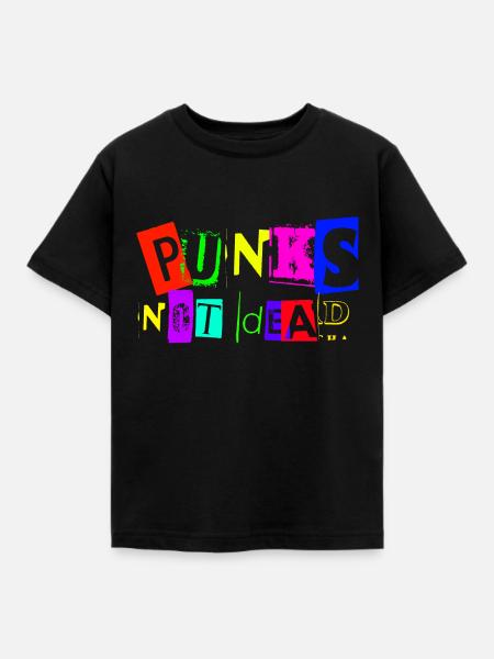 PUNKS NOT DEAD - Kinder T-Shirt - Schwarz